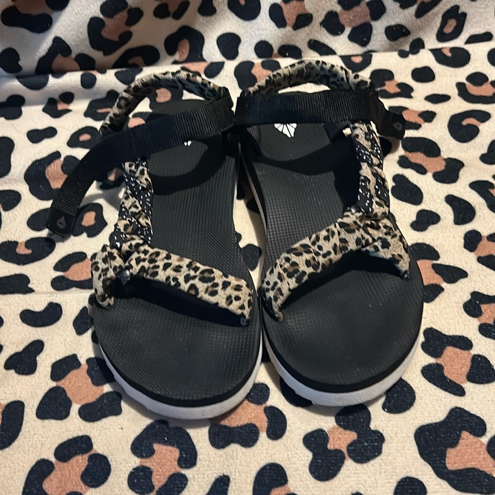 Strappy supportive sandals